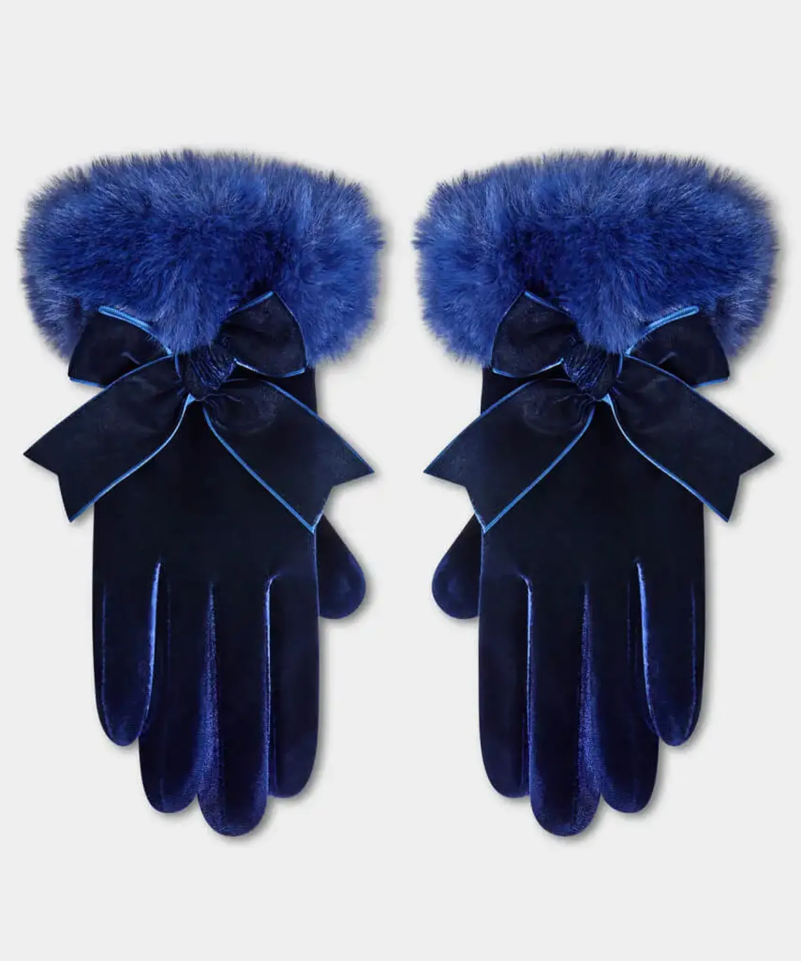 After Dark Faux Fur Trim Gloves