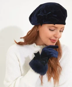 After Dark Faux Fur Trim Gloves