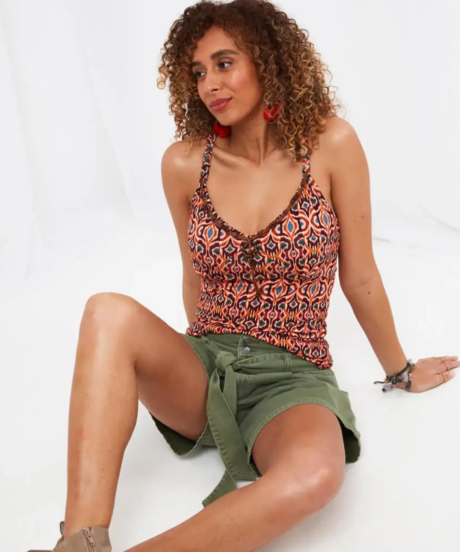 All in The Detail Printed Cami