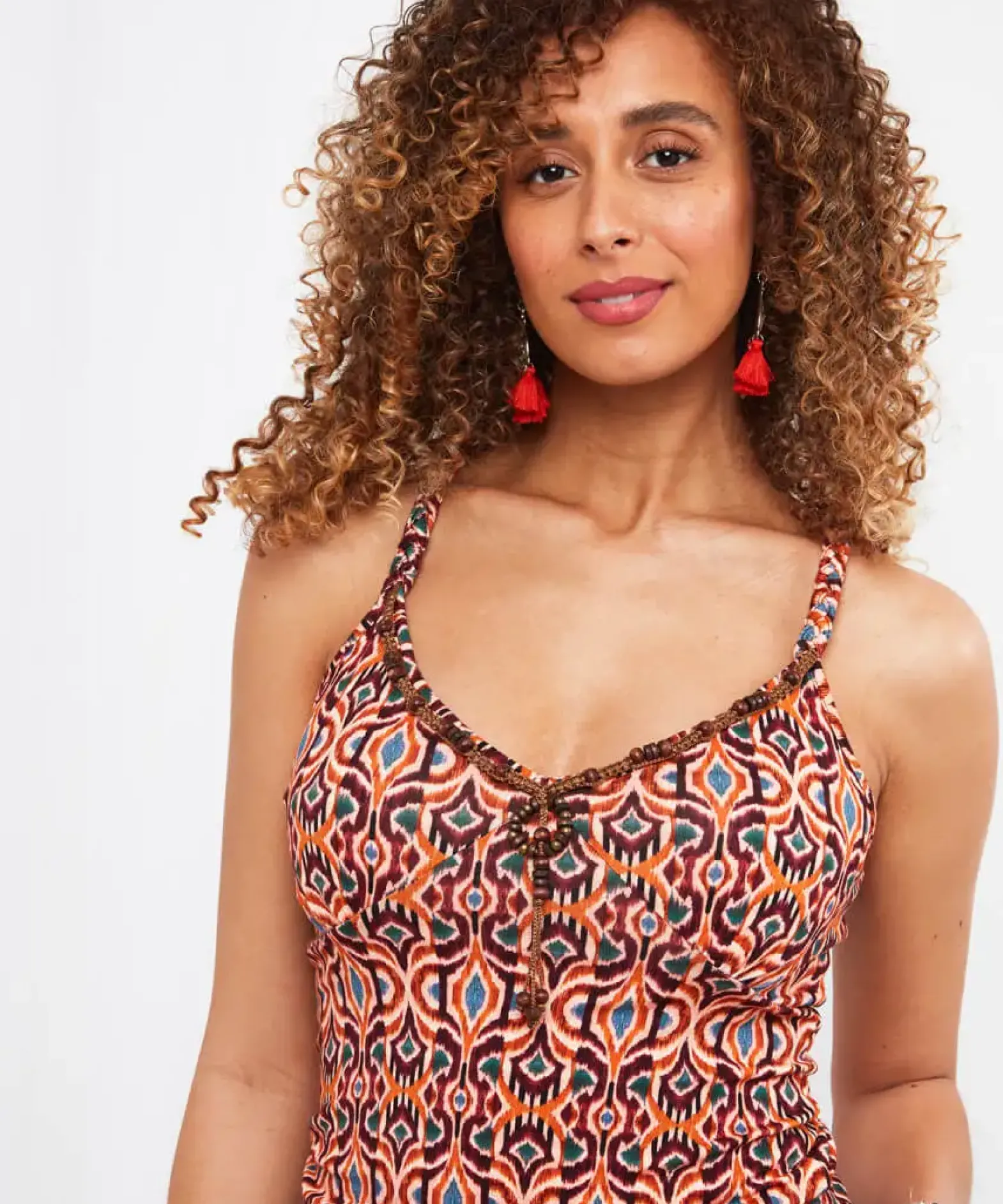 All in The Detail Printed Cami