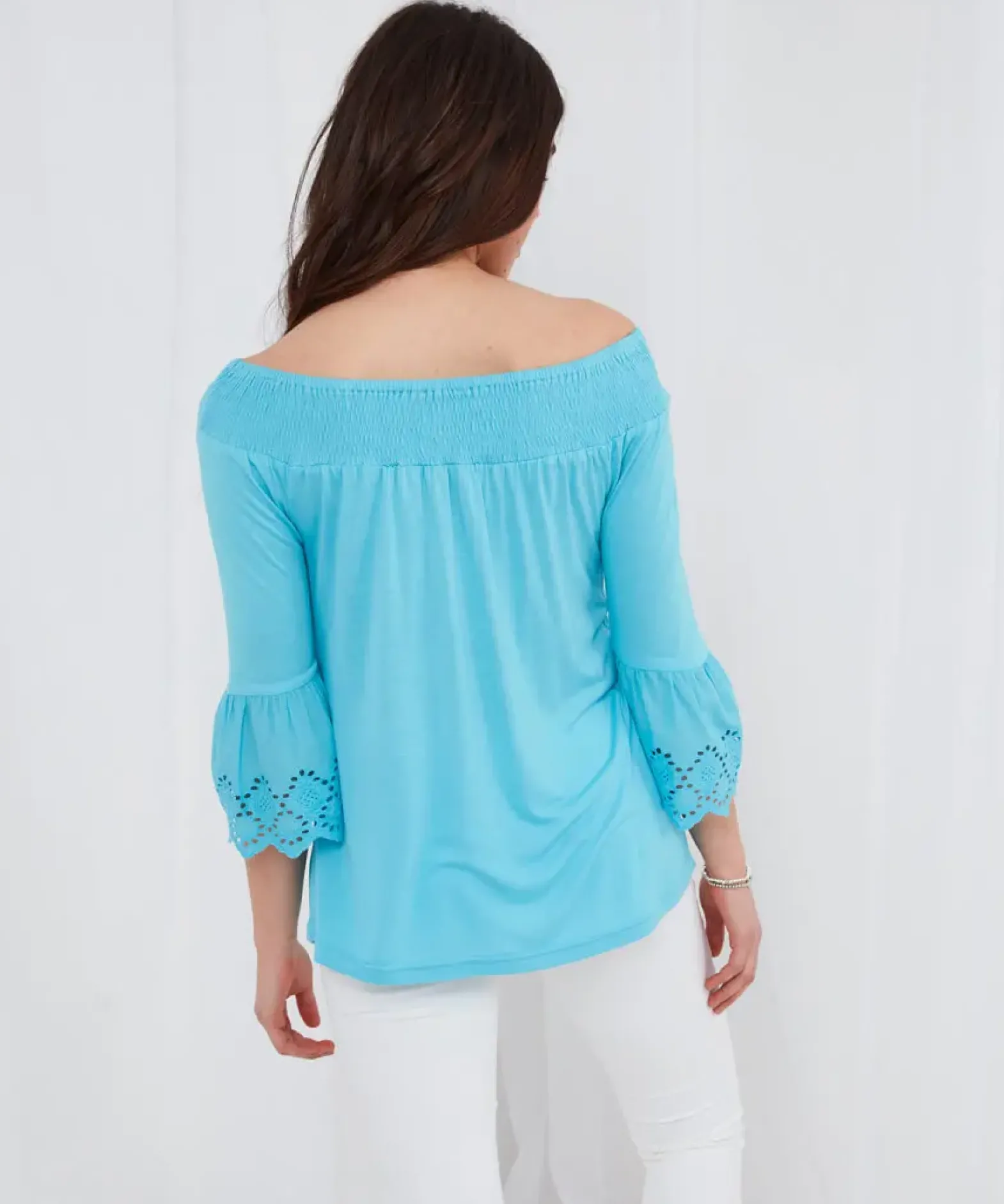 Bardot Broderie Top