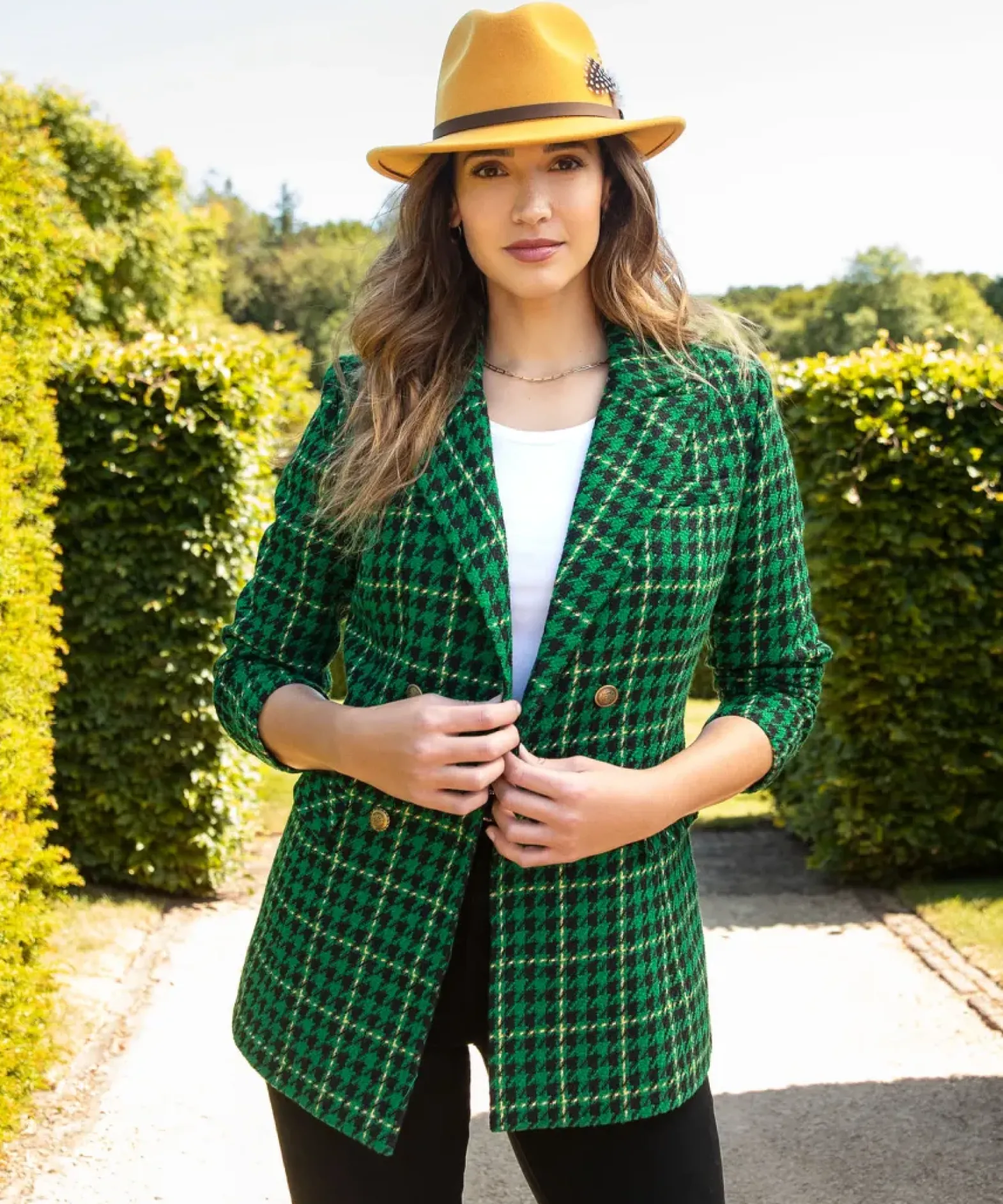 Beautifully Bold Check Jacket
