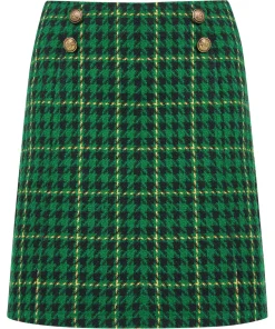 Beautifully Bold Check Skirt