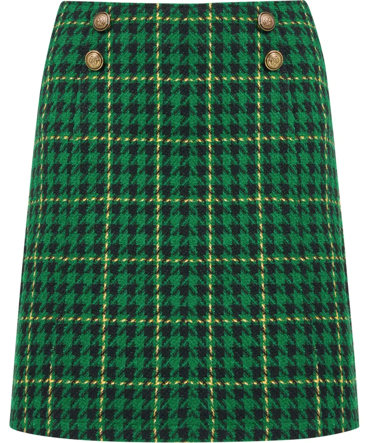 Beautifully Bold Check Skirt