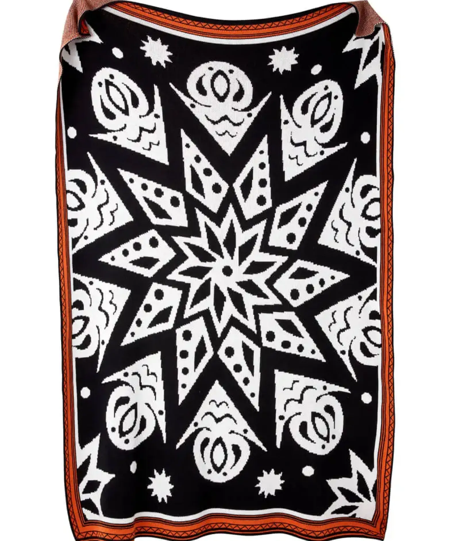 Beautifully Geo Reversible Knitted Throw