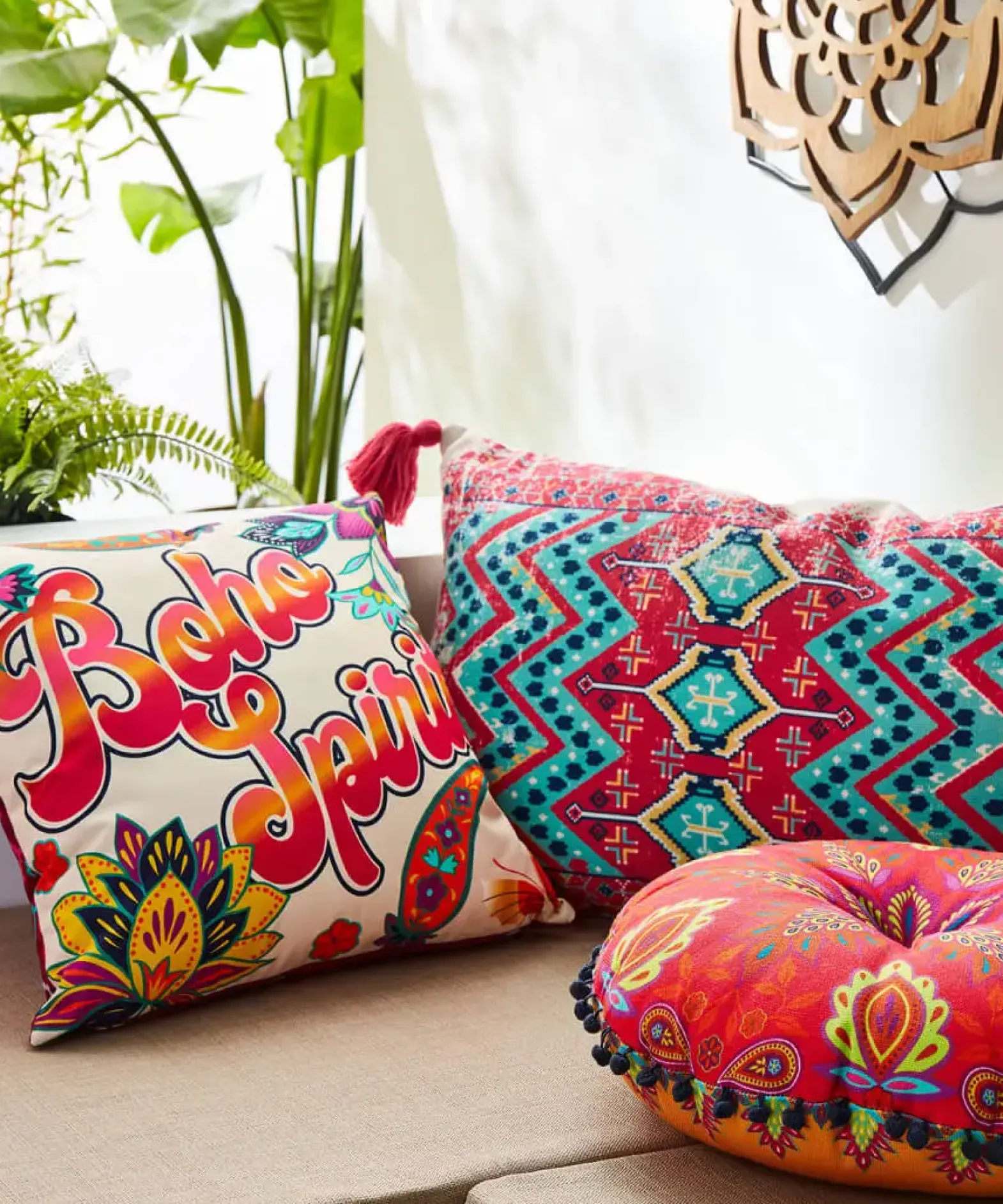 Boho Spirit Reversible Outdoor Cushion