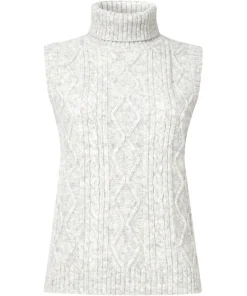 Charming Cable Knit Vest