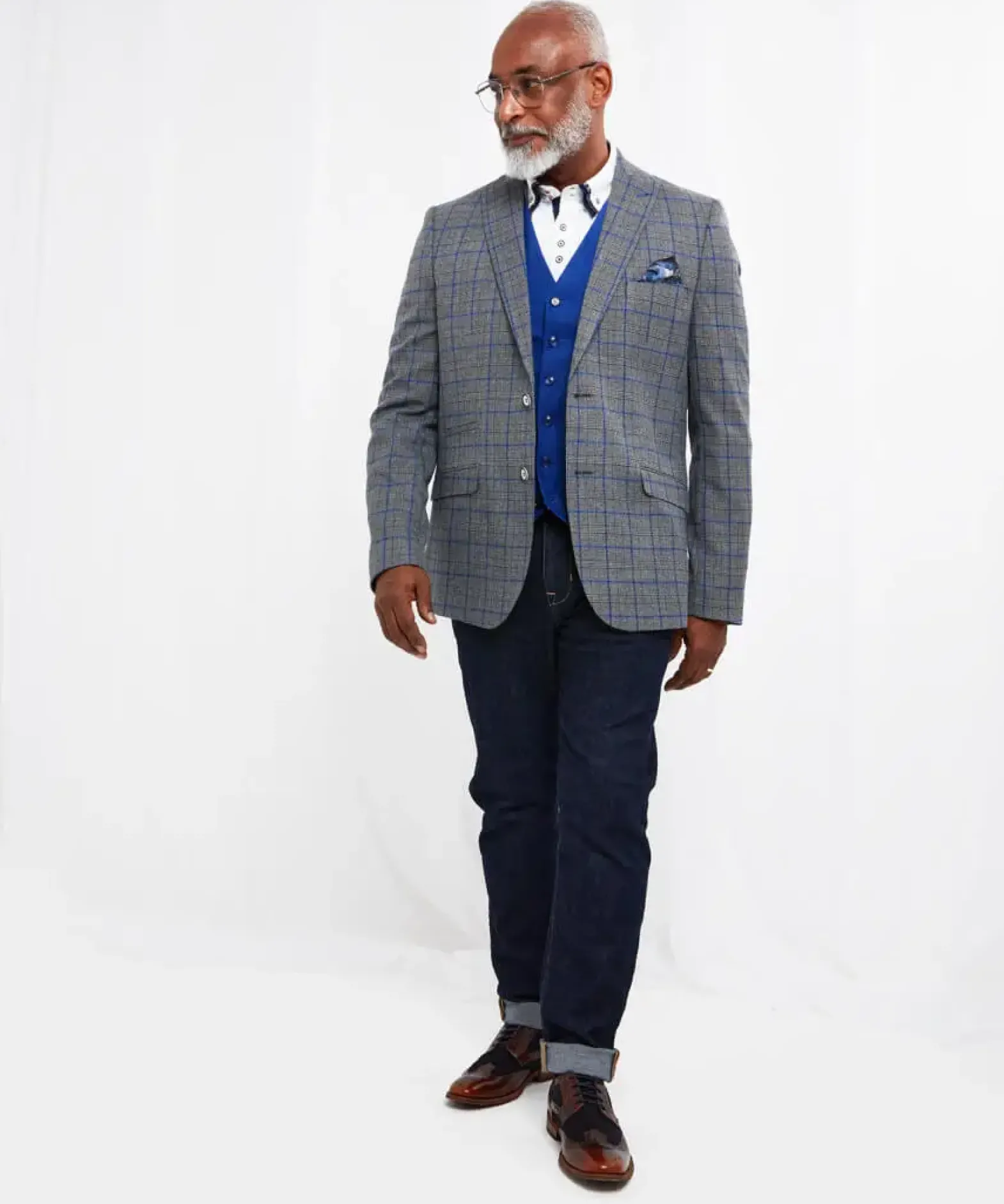 Charming Check Blazer