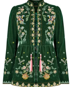 Charming Embroidered Boutique Jacket