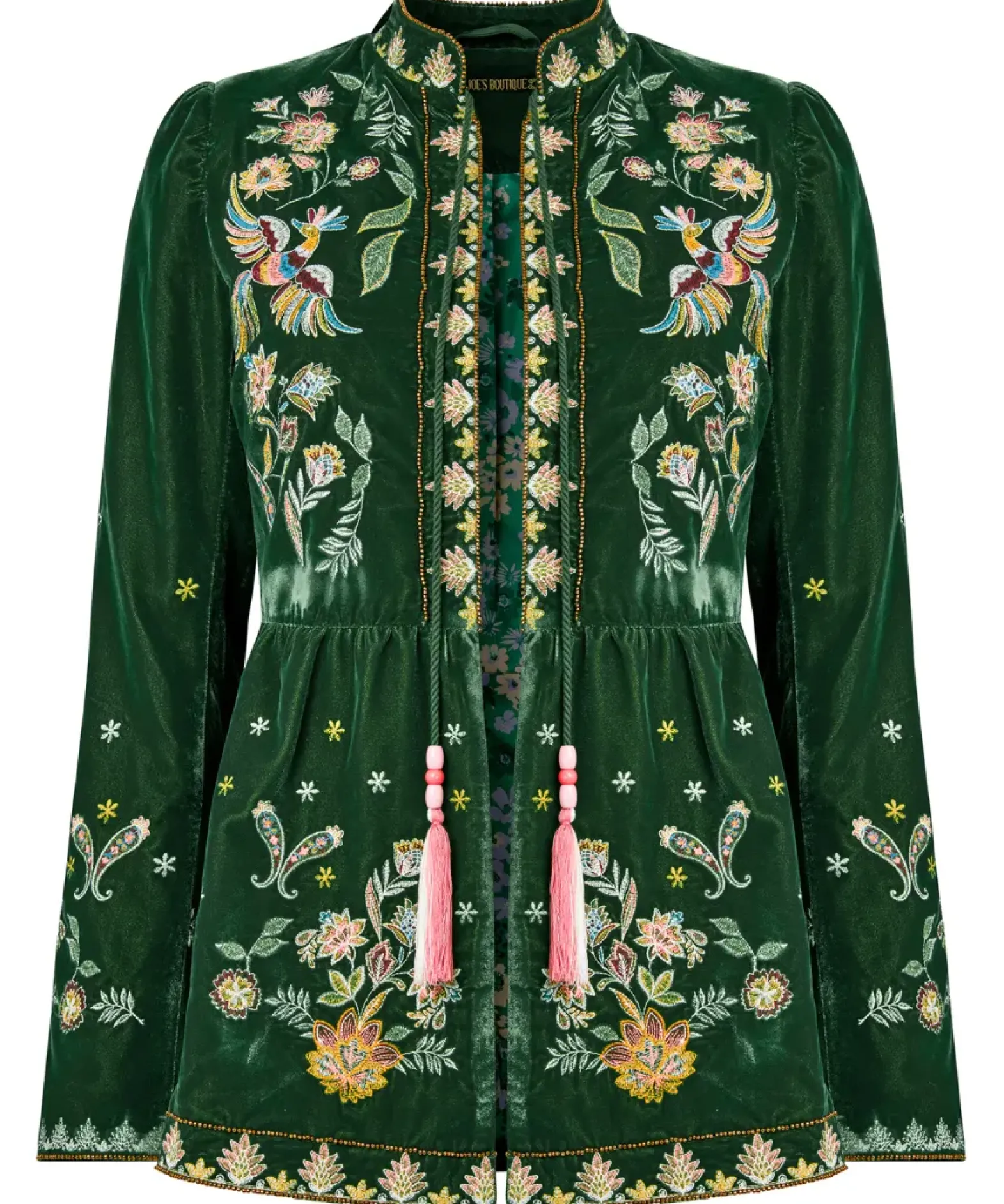 Charming Embroidered Boutique Jacket