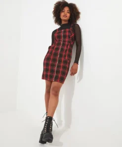 Check It Out Zip Up Dress