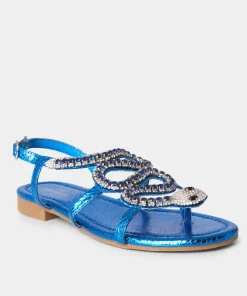 Cleo Diamante Snake Sandals