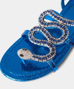 Cleo Diamante Snake Sandals