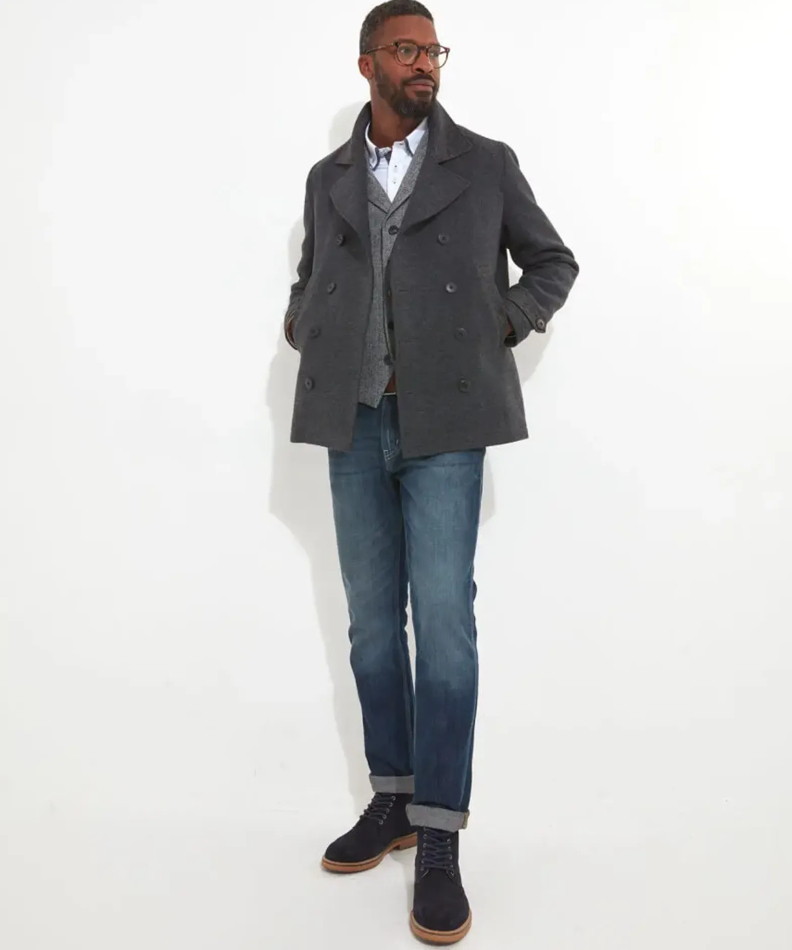 Dapper Double Breasted Coat