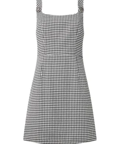 Daring Dogtooth Dress