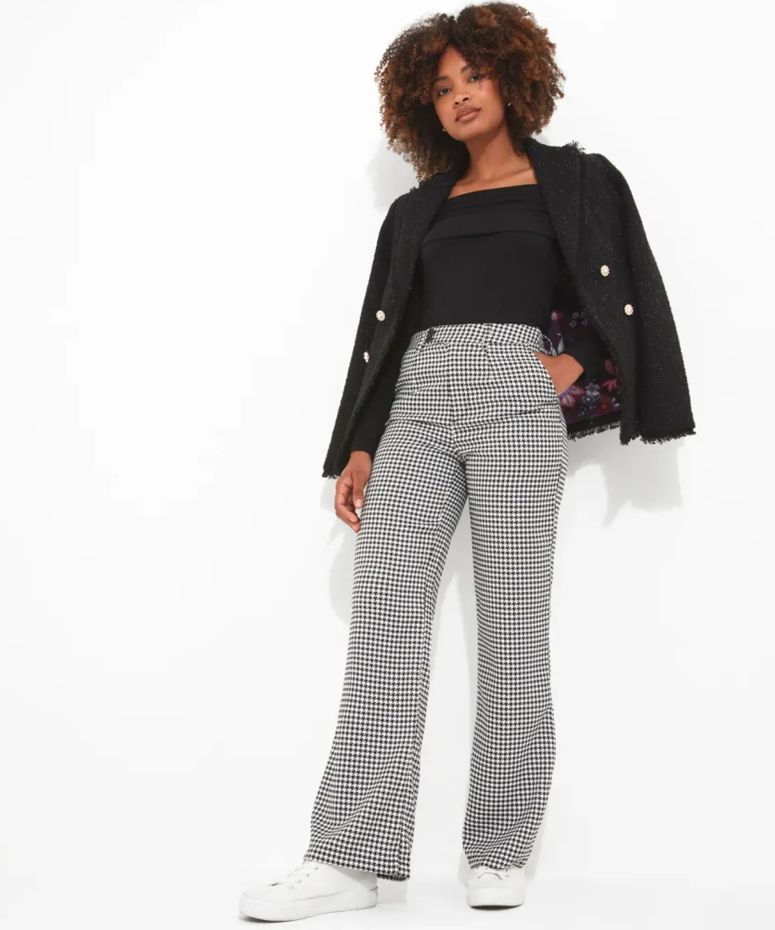 Daring Dogtooth Trousers