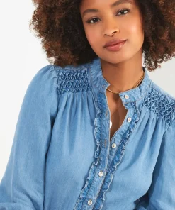 Dixie Denim Blouse