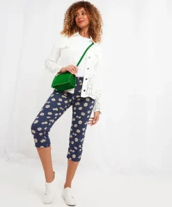Dots And Daisies Crop Trousers