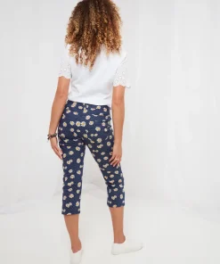 Dots And Daisies Crop Trousers