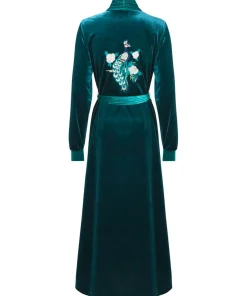Embroidered Dressing Gown