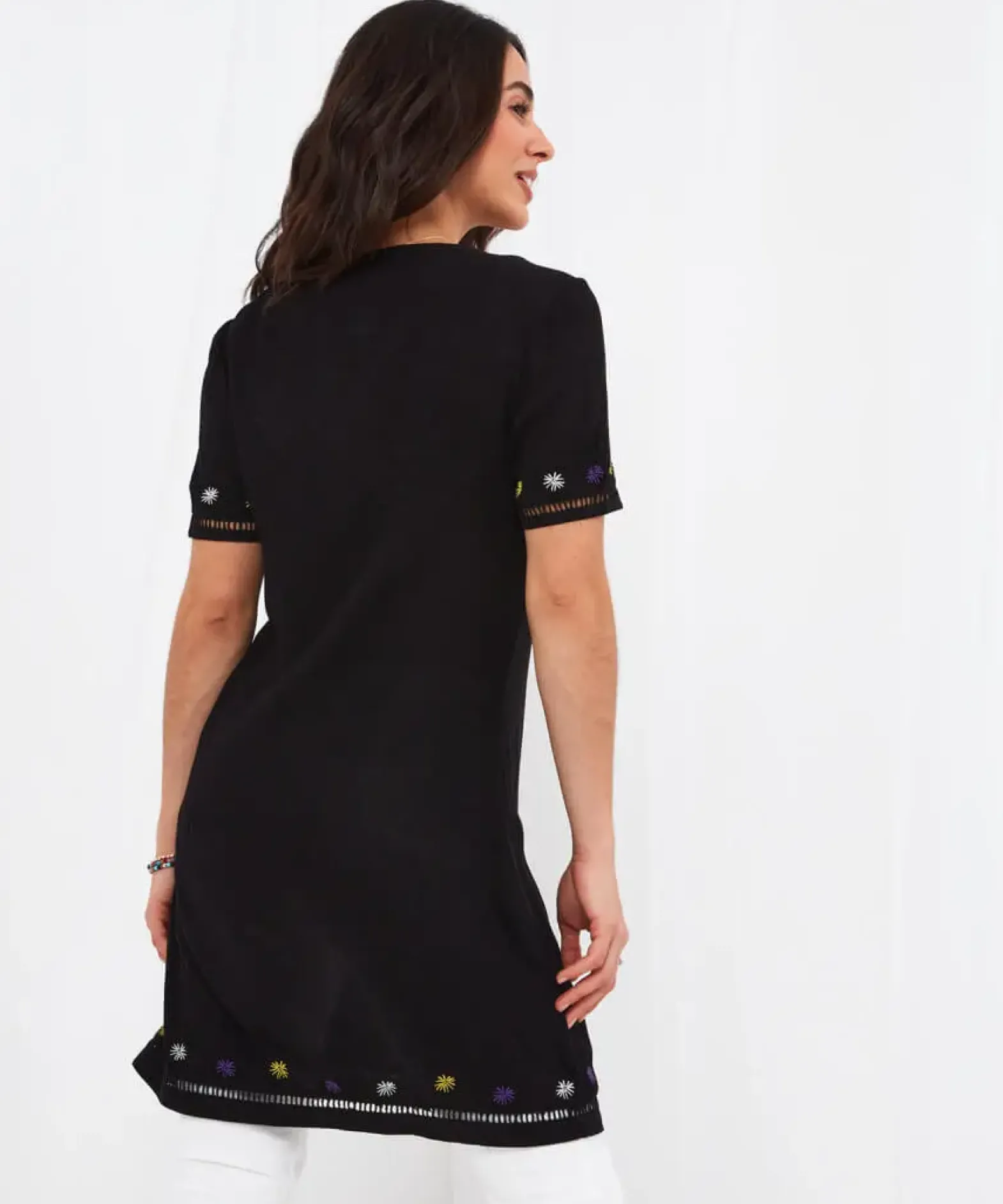 Embroidered Flora Tunic