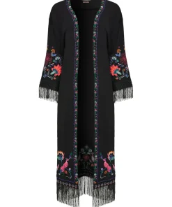 Exquisite Embroidered Kimono