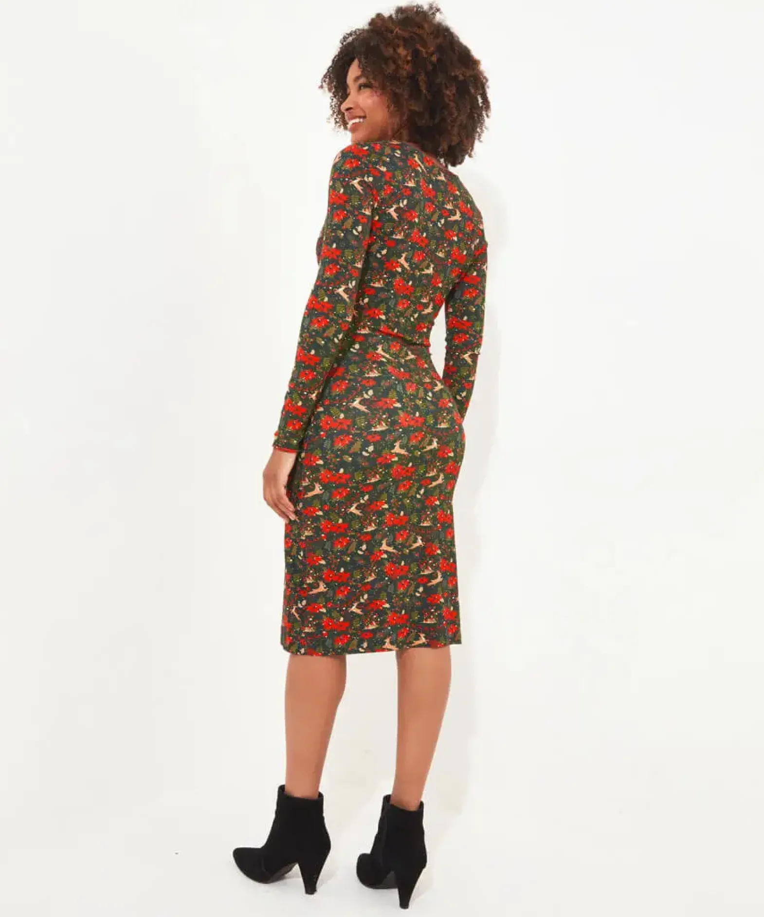 Fabulously Festive Wrap Dress