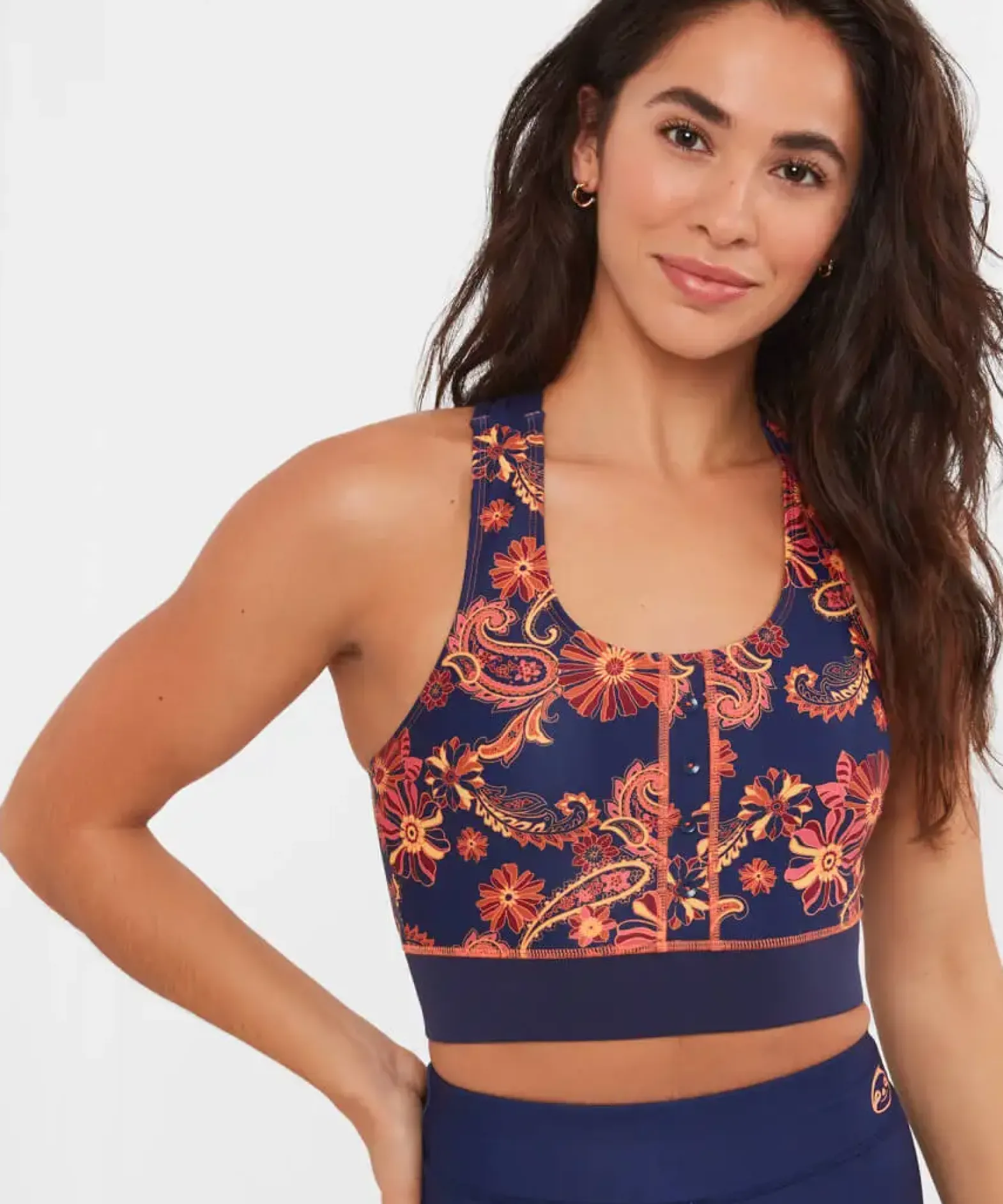 Fancy Floral Yoga Top