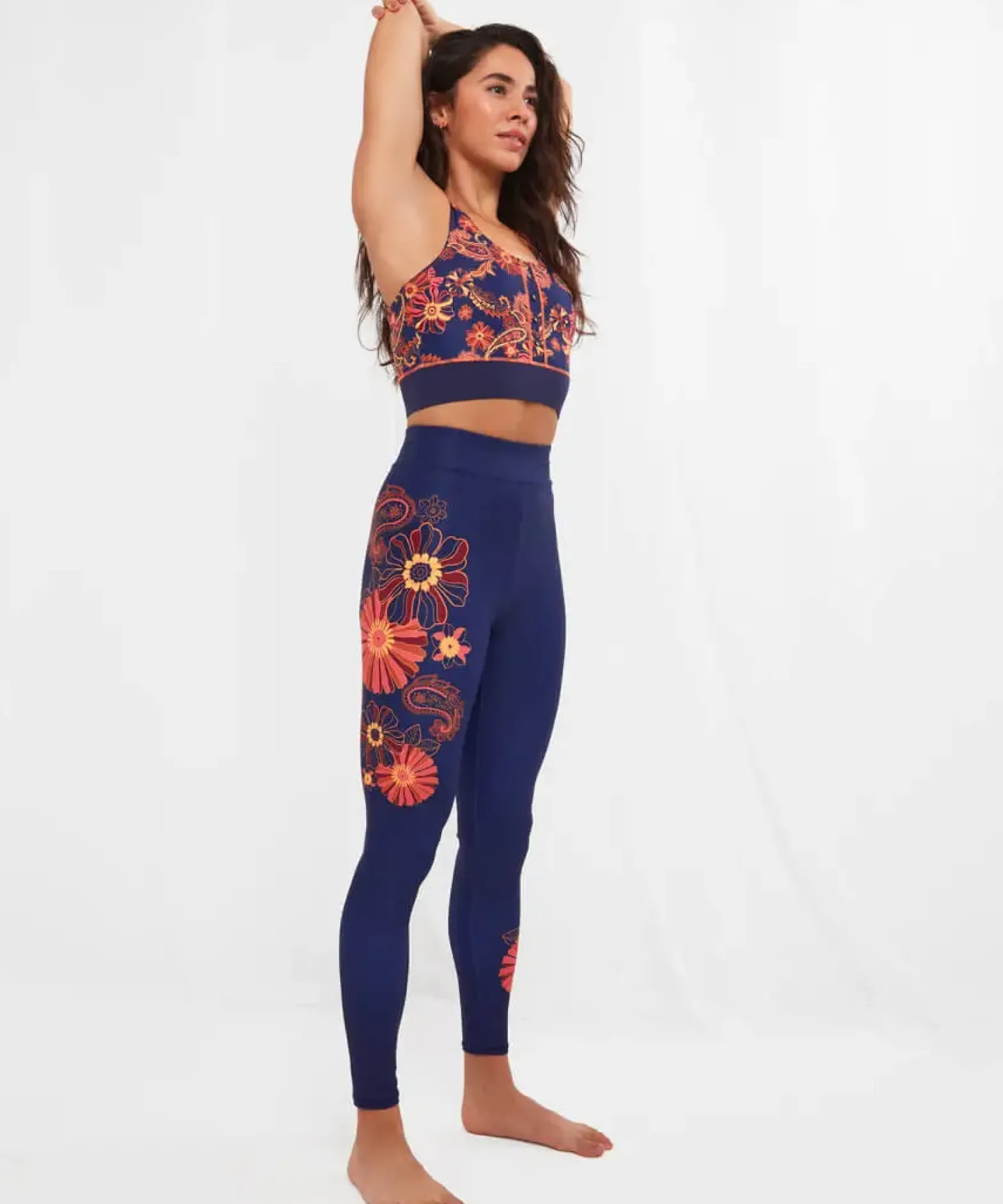 Fancy Floral Yoga Top