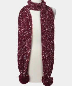 Fantasia Tape Yarn Bobble Scarf