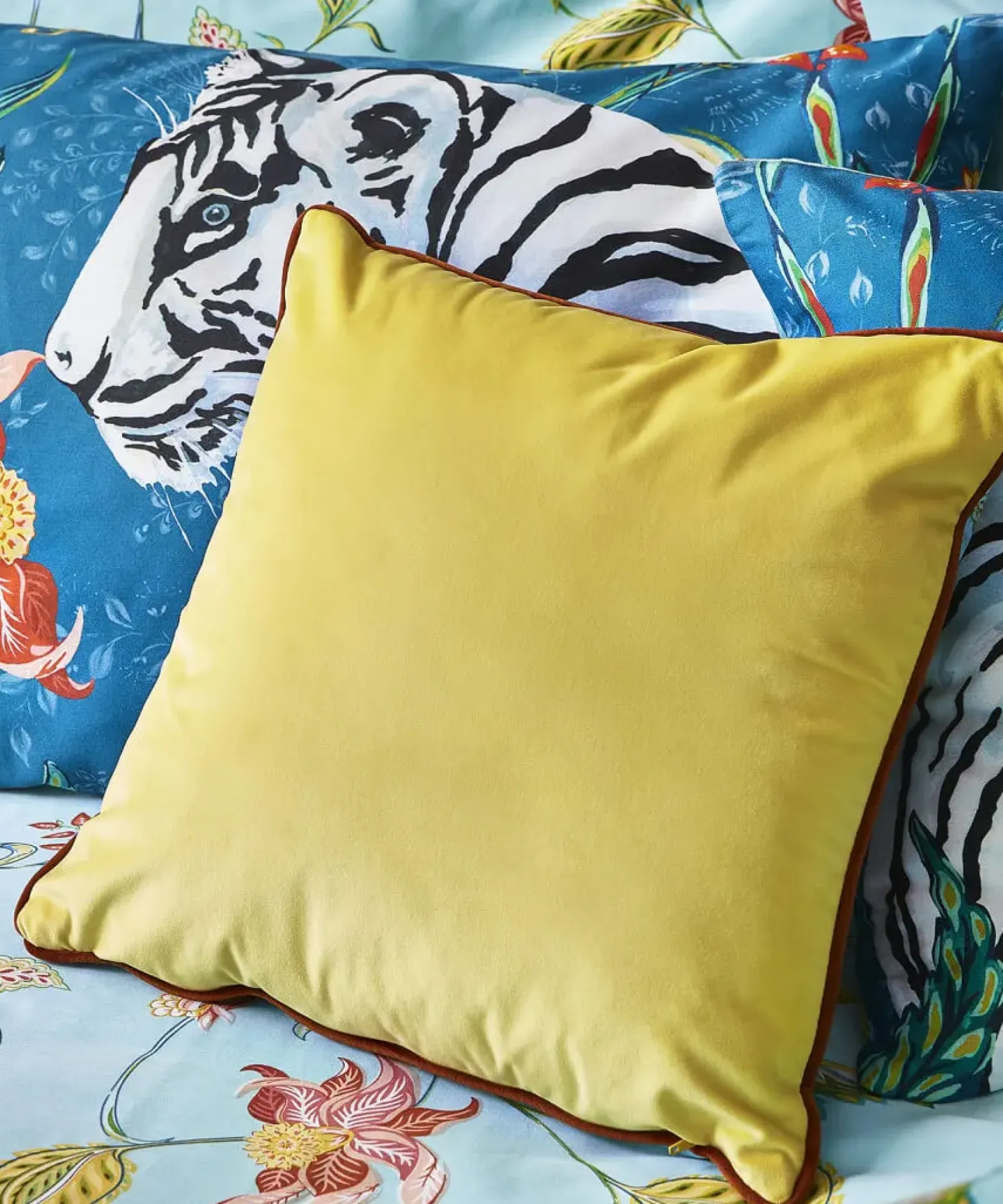 Fantastic Floral Reversible Cushion