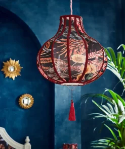 Fantastically Floral Mesh Pendant Shade