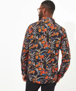 Fiery Fun Floral Shirt