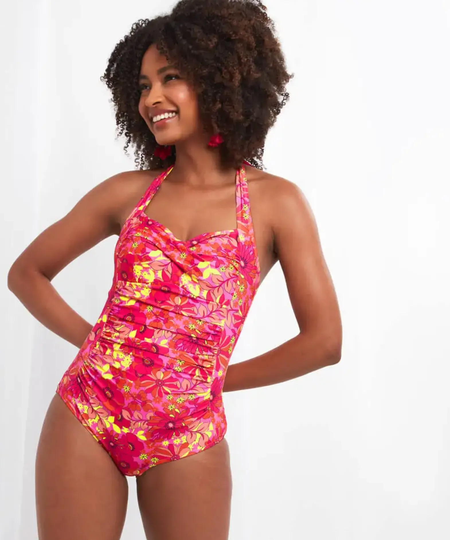 Floral Festival Retro Swimsuit