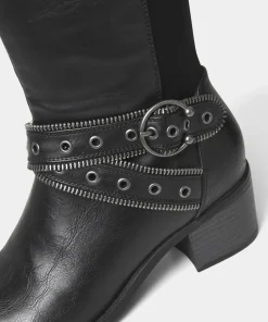 Free Rebel Zip Detail Boots