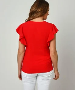 Frill Sleeve Blouse