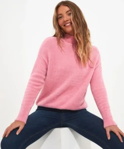 Fun and Fluffy High Neck Jumper