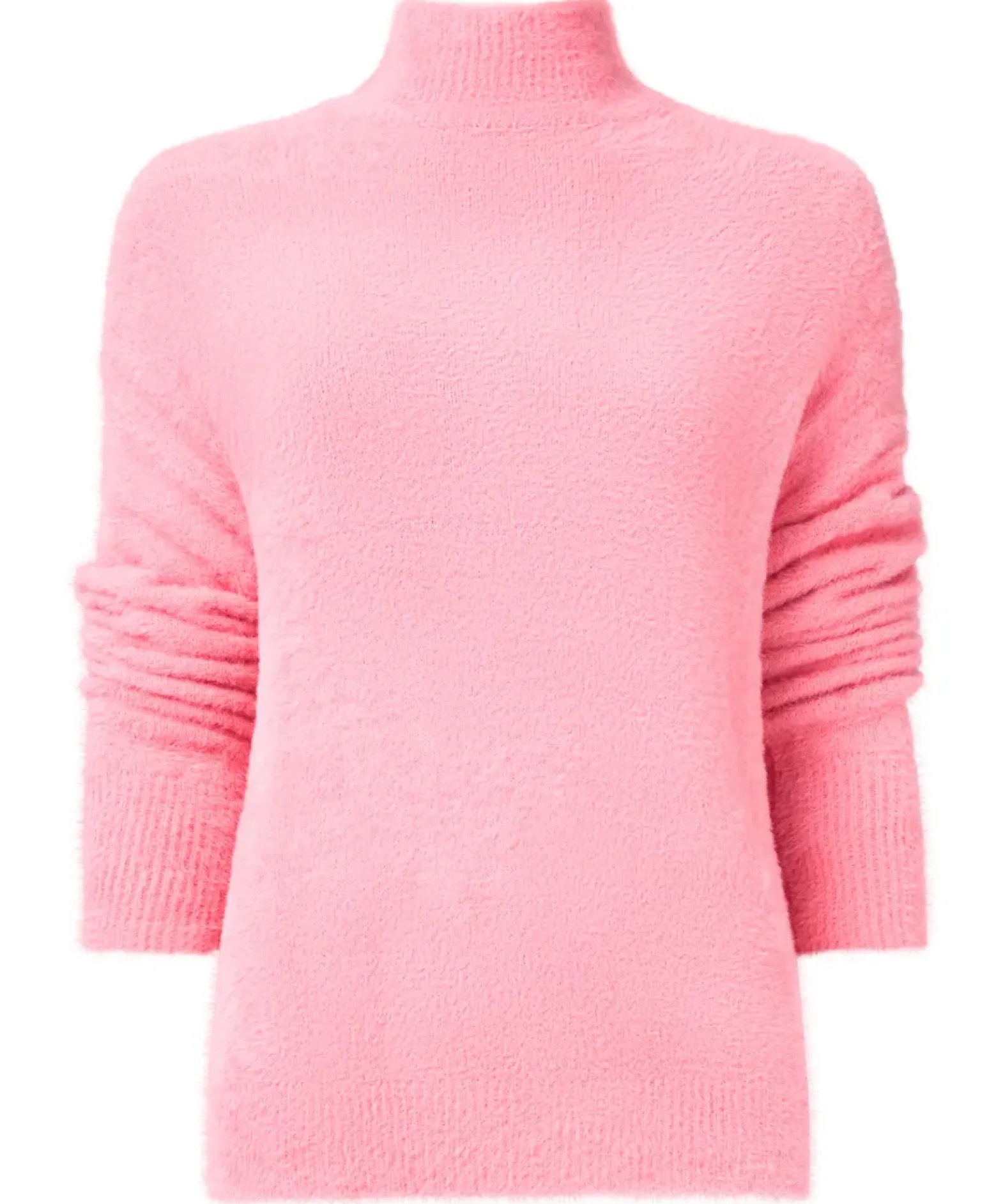 Fun and Fluffy High Neck Jumper