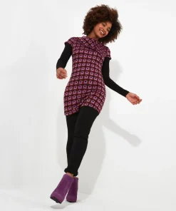 Funky Jacquard Layered Top