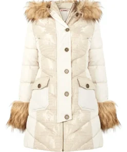 Fur Trim Puffa Coat