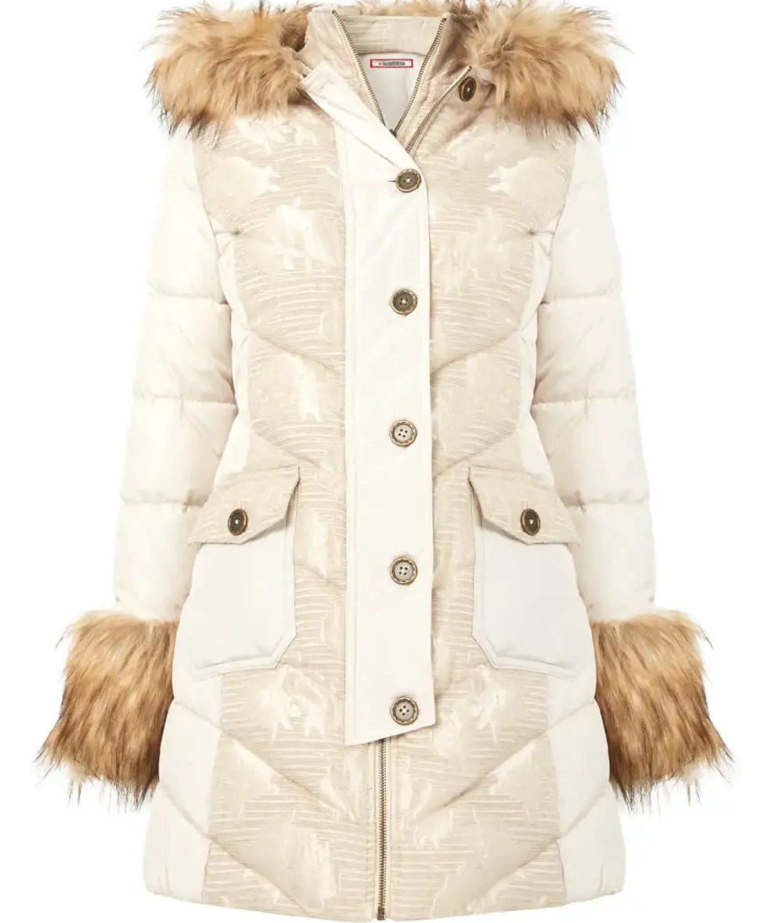 Fur Trim Puffa Coat