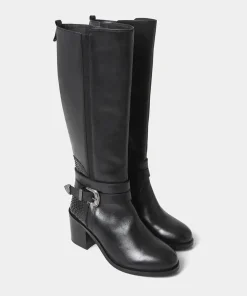 Gigi Premium Leather Rider Boots