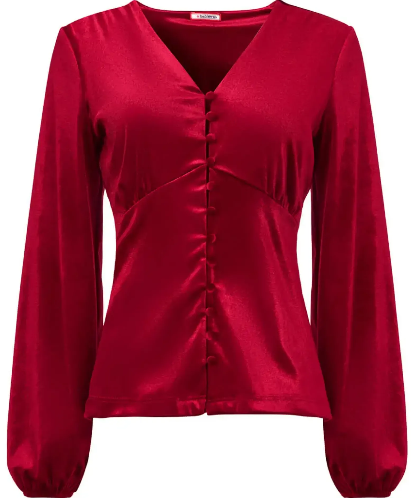 Gorgeous Velour Button Top