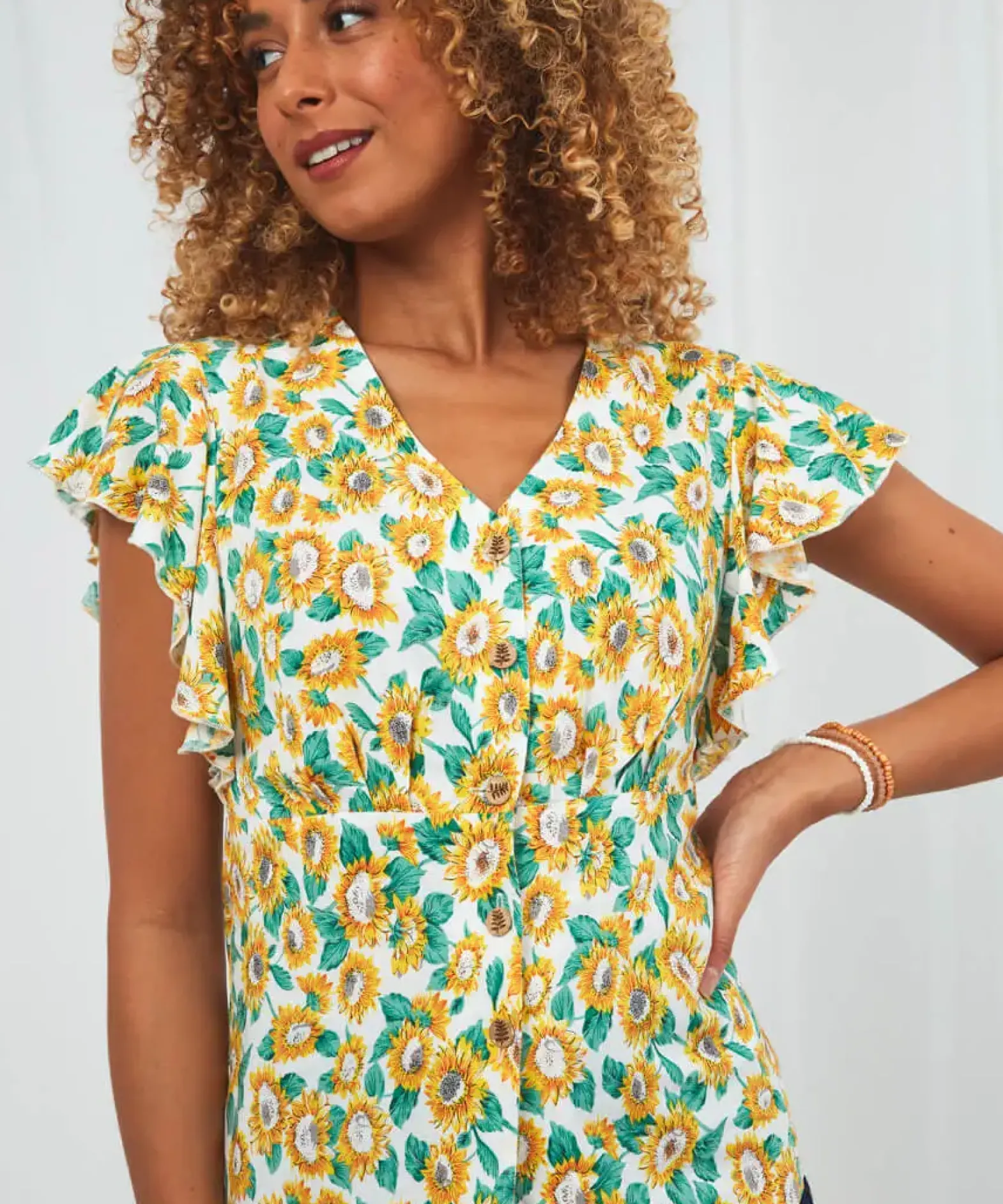 Happy Sunflower Blouse