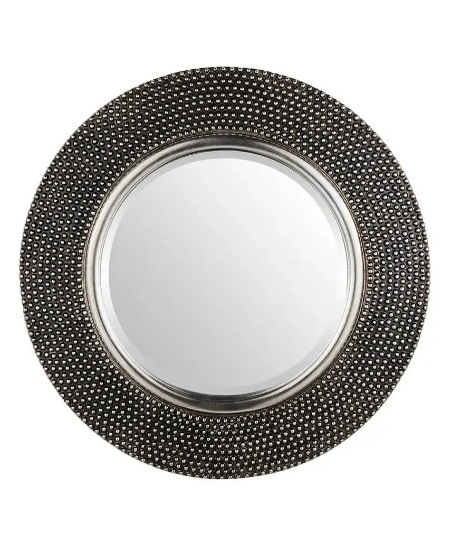 History Clash Round Dimple Mirror