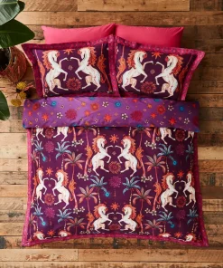 Hypnotic Horses Reversible Bed Set