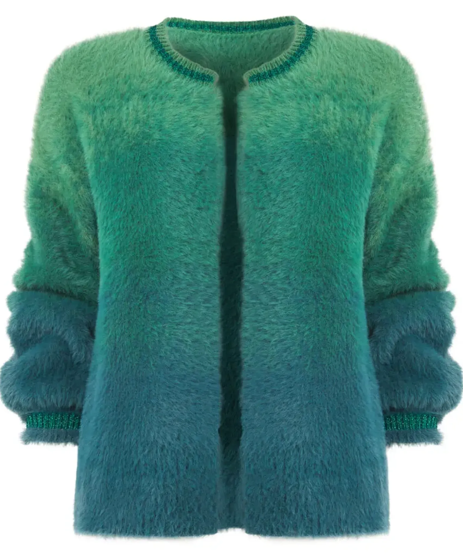 Ibiza Fluffy Knit Cardigan
