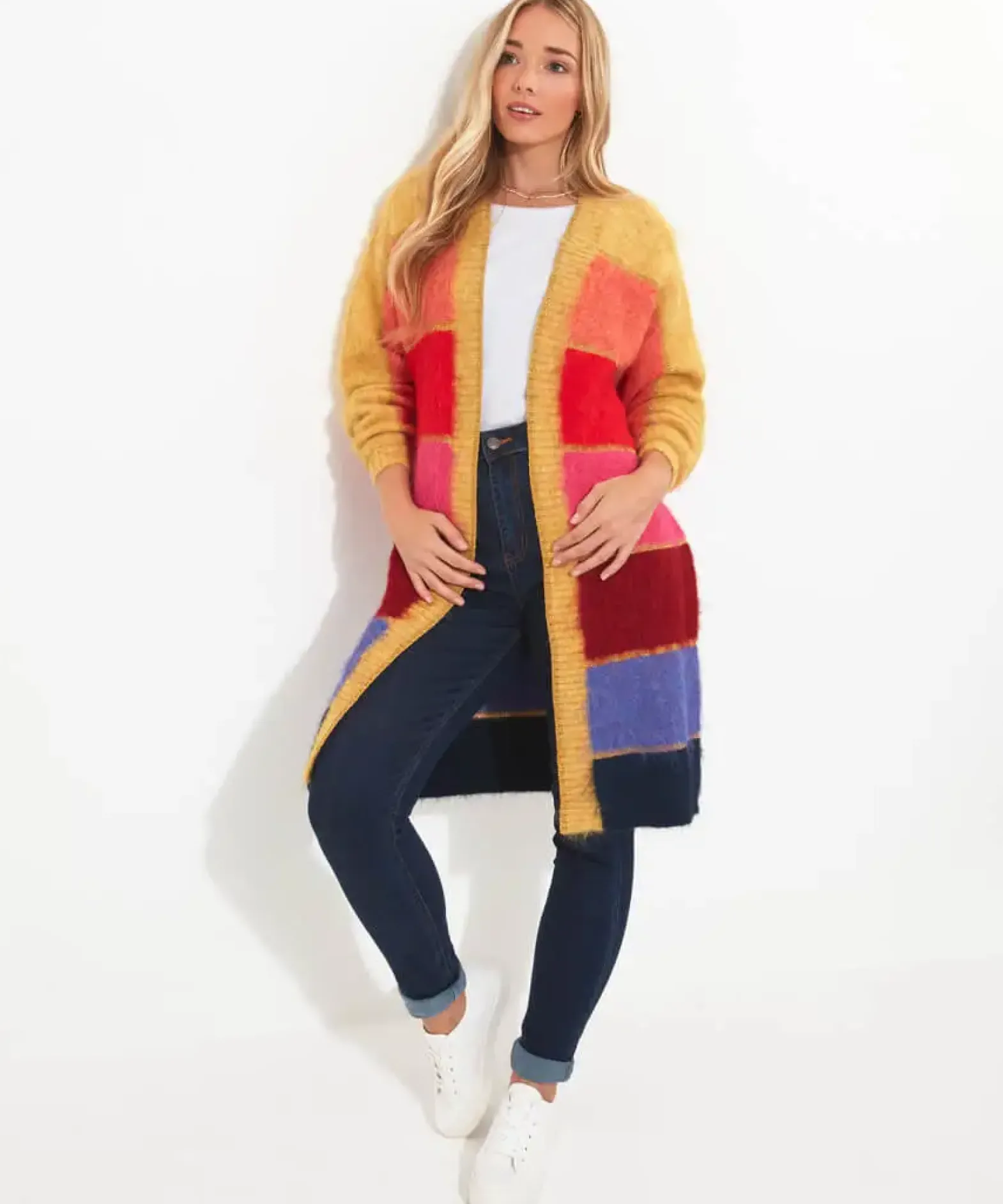 Ibiza Multicolour Stripe Cardigan