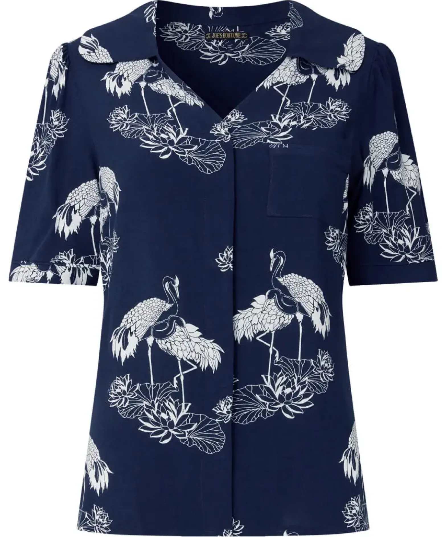 Intriguing Crane Boutique PJ Top