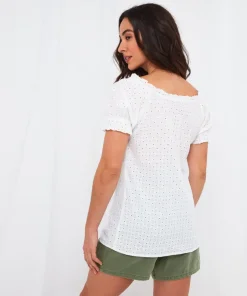 Joyful Broderie Blouse